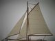 Model Display Sail Boat Great Piece For Beach House Maritime Display Model Ships photo 9
