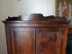 19thc Victorian Shabby Chic Solid Oak Country House Keepers Cupboard Cabinet 1800-1899 photo 5