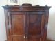 19thc Victorian Shabby Chic Solid Oak Country House Keepers Cupboard Cabinet 1800-1899 photo 8
