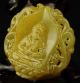 Chinese Natural Old Jade Hand Carved Pendant Statue Of Buddha Y02 Other photo 2