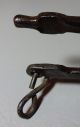Aafa 17th Century Hand Wrought Iron American Hearth Wafer Iron Orig Condn Nr Hearth Ware photo 5