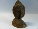 Interesting Early Looking Bronze Buddhas Head - Ancient Example - Very Rare L@@k Other photo 5