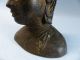 Interesting Early Looking Bronze Buddhas Head - Ancient Example - Very Rare L@@k Other photo 7