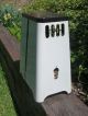 Vintage Old Antique 1940 ' S Porcelain White Small Gas Space Heater Stoves photo 4