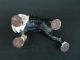 Rare Antique Boston Terrier Puppy Dog Solid Figure Cast Iron Hubley Doorstop Metalware photo 6
