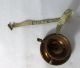 Cup & Saucer W/ Spoon Wind Up Tape Measure C1890 Rare Antique Figural Tools, Scissors & Measures photo 2