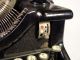 Vtg.  1927 Woodstock No.  5 Cast Iron Typewriter White Keys & Handsome Typewriters photo 9