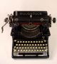 Vtg.  1927 Woodstock No.  5 Cast Iron Typewriter White Keys & Handsome Typewriters photo 1