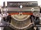 Vtg.  1927 Woodstock No.  5 Cast Iron Typewriter White Keys & Handsome Typewriters photo 2
