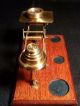 Antique/vintage Brass Guaranteed Accurate Desk Top Postal Scale Made In England Scales photo 7