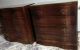 2 Vintage Kinkade? Night Stands/ Chest Of Drawers/ End Tables W/ Glass Tops Post-1950 photo 2