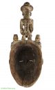 Igbo Mask White Face Male On Top Nigeria Cross River Africa Masks photo 3