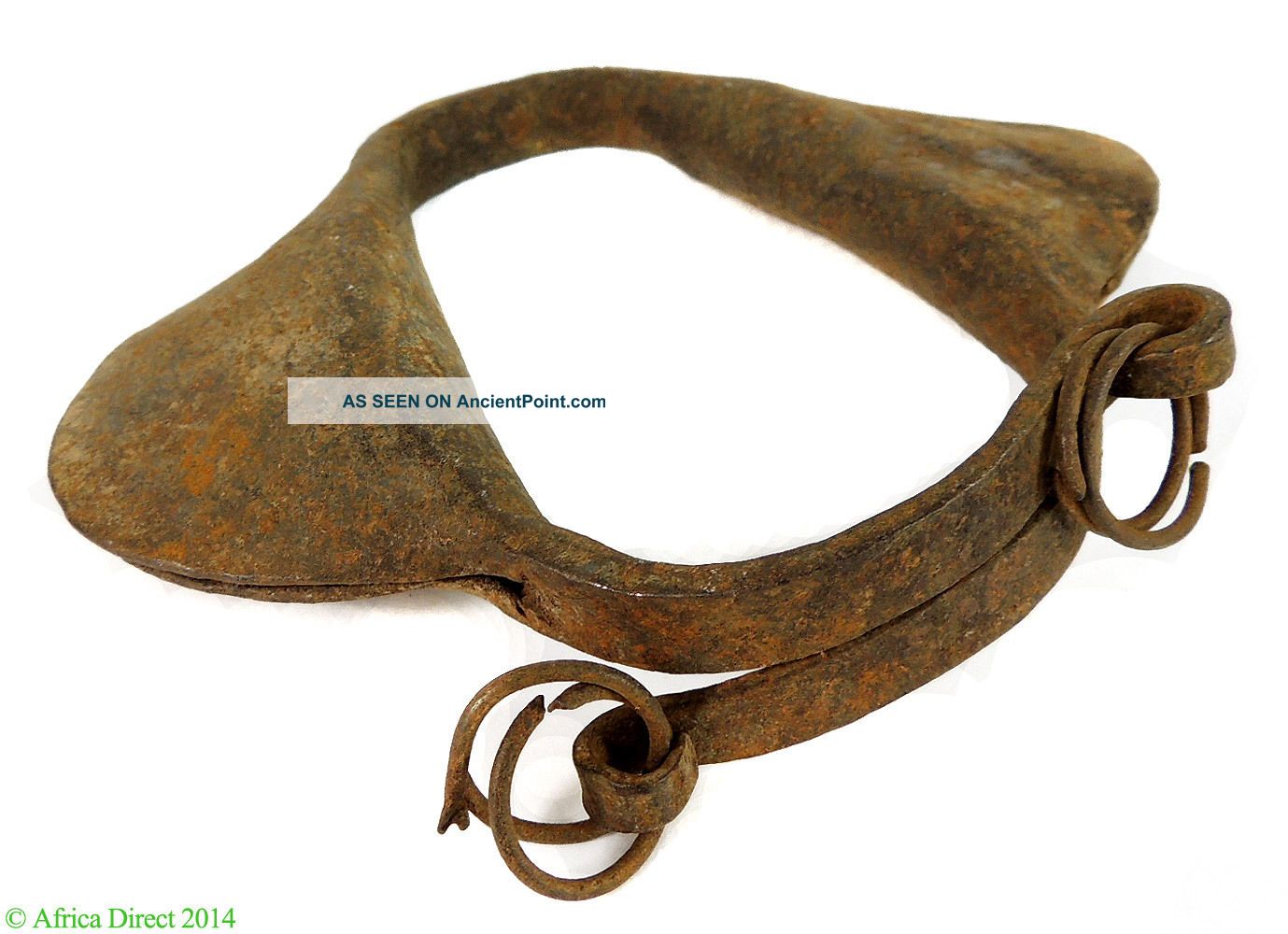 Yoruba Forged Iron Dance Bracelet Rattle Iku Nigeria Africa Was $75.  00 Other photo