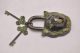 Collectible Functional Brass Lion Face Green Pad Lock Handmade Item Bl012 Locks & Keys photo 1