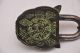 Collectible Functional Brass Lion Face Green Pad Lock Handmade Item Bl012 Locks & Keys photo 3