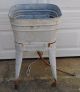Vintage Galvanized Wash Tub With Stand Flower Planter Outdoor Decor Beer Cooler Washing Machines photo 1