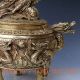 Chinese Brass Hand - Carved Cornucopia & Dragon Lid W Ming Xuande Mark Incense Burners photo 4