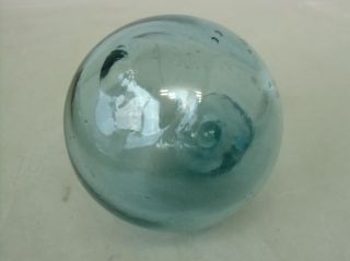 F9 Japanese Antique Glass Fishing Float Buoy Ball ø10 Cm 4 
