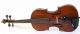 Old French Violin Labeled P.  Jombar Geige Violon Violine Violino 1904 String photo 1