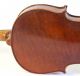 Old French Violin Labeled P.  Jombar Geige Violon Violine Violino 1904 String photo 6