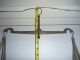 Vtg Brass ' Fener Type ' Hanging Balance Scale - Estate - Scales photo 2