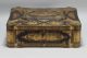 Antique Large 19c Chinese Export Gilt Lacquered Fitted Interior Sewing Box Boxes photo 1