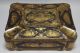 Antique Large 19c Chinese Export Gilt Lacquered Fitted Interior Sewing Box Boxes photo 2