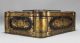Antique Large 19c Chinese Export Gilt Lacquered Fitted Interior Sewing Box Boxes photo 5
