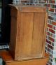Antique English Oak Large Mirrored Hanging Medicine Wall Cabinet 1900-1950 photo 9