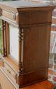 Antique English Oak Large Mirrored Hanging Medicine Wall Cabinet 1900-1950 photo 8
