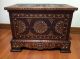 Philippine Maranao Mother Of Pearl Inlay Chest / Trunk Cabinet Unknown photo 1