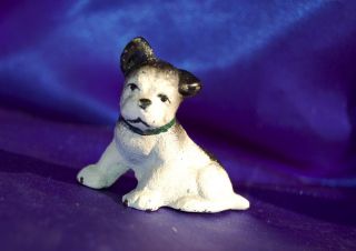 Vintage Iron Hubley Boston Terrier Bulldog Bully Pitbull Puppy Dog Paperweight photo
