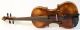 Old Rare Violin Labeled C.  Tononi 1728 Geige Violon Violino Violine Viola Fiddle String photo 1