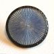 Light Blue Enamel Guilloche Sunburst Pattern Button Back Marked Sterling Silver Buttons photo 2