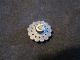 Striking Victorian Era 19th Century Pierced Black Glass Button Buttons photo 2