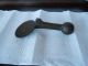 Antique Iron Rustic Dinner Bell Clapper - Dong - Knocker 9 1/4  Long Door Bells & Knockers photo 2