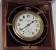 Antique Waltham Deck Watch Clock Gimbal & Wood Box U.  S.  Army C.  1911 Wwi Clocks photo 3