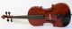 Old Fine Violin Labeled Fagnola 1912 Geige Violon Violine Violino Viola Italian String photo 1