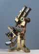 J Swift & Son London Antique All Brass Transitional Binocular Microscope C1910 Microscopes & Lab Equipment photo 4