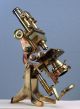 J Swift & Son London Antique All Brass Transitional Binocular Microscope C1910 Microscopes & Lab Equipment photo 5