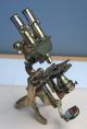 J Swift & Son London Antique All Brass Transitional Binocular Microscope C1910 Microscopes & Lab Equipment photo 6