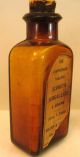 3 Old Sharp & Dohme Vintage Medicine - Pharmaceutical Brown Bottles Bottles & Jars photo 4