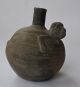 Pre Columbian Ancient South American Chimu Monkey Vessel The Americas photo 1