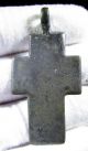 Perfect Late Medieval Decorated Bronze Cross Pendant - Wearable Artifact - A62 Roman photo 2