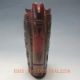 Chinese Old Antique Ox - Horn Hand - Carved Bat Jiao Cup Glasses & Cups photo 2