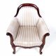 Antique Mahogany Armchair Swedish Parlour Chair Lounge Chair 1900-1950 photo 3