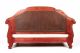 Antique Mahogany Sofa Swedish Fine Quality Highback 3 Seater Parlour Settee 1900-1950 photo 6