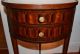 Matching Antique Parquetry Louis Xv Style Sofa End Tables 1800-1899 photo 1