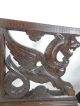 Antique French Hand Carved Wodden Furniture Ornament Statues Dragon Chimera Carved Figures photo 5