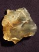 Small Prehistoric Tool Or Core Made From Libyan Desert Glass Egypt 7.  31g Neolithic & Paleolithic photo 5